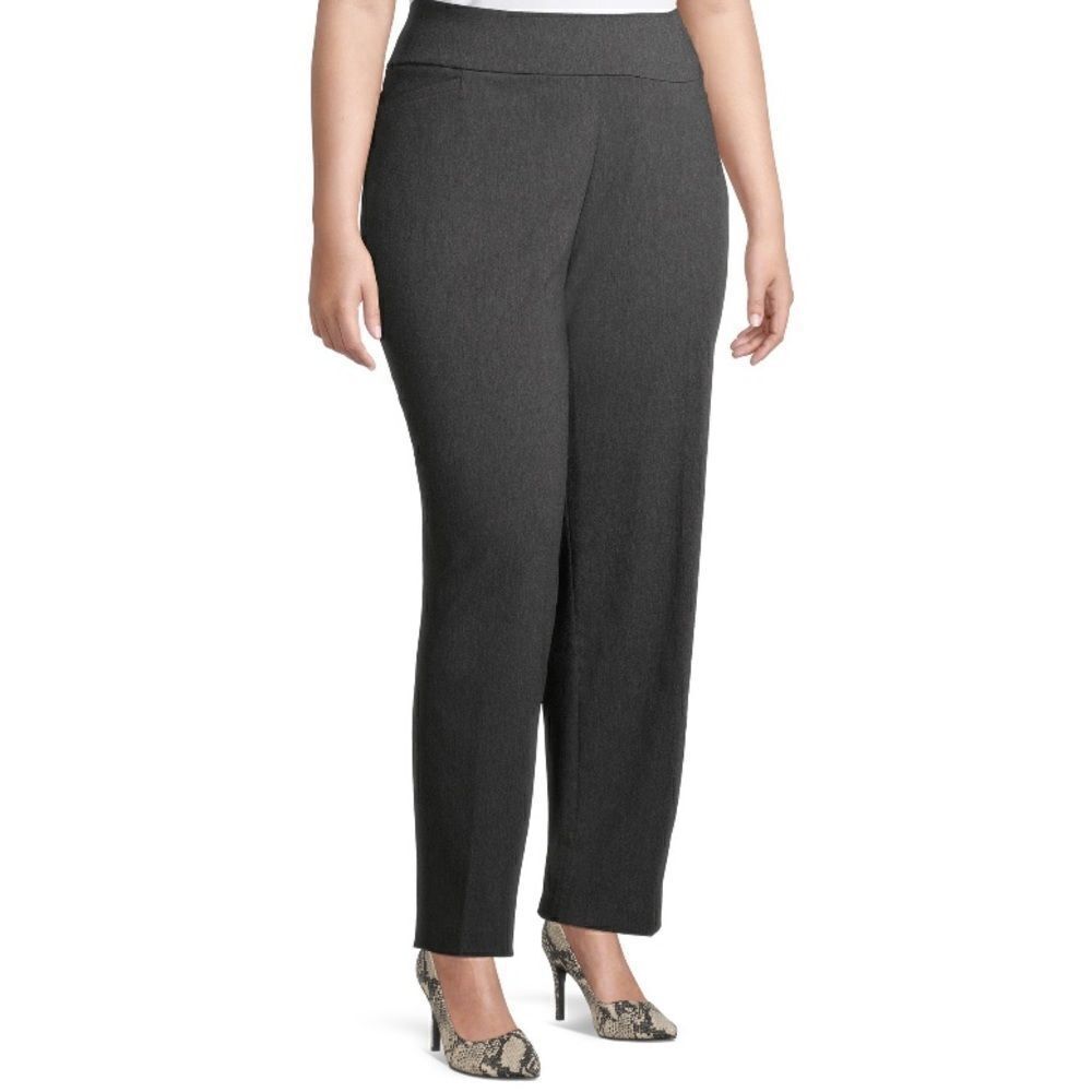 Tummy Control Straight Leg Dress Pants - Picture 3 of 6